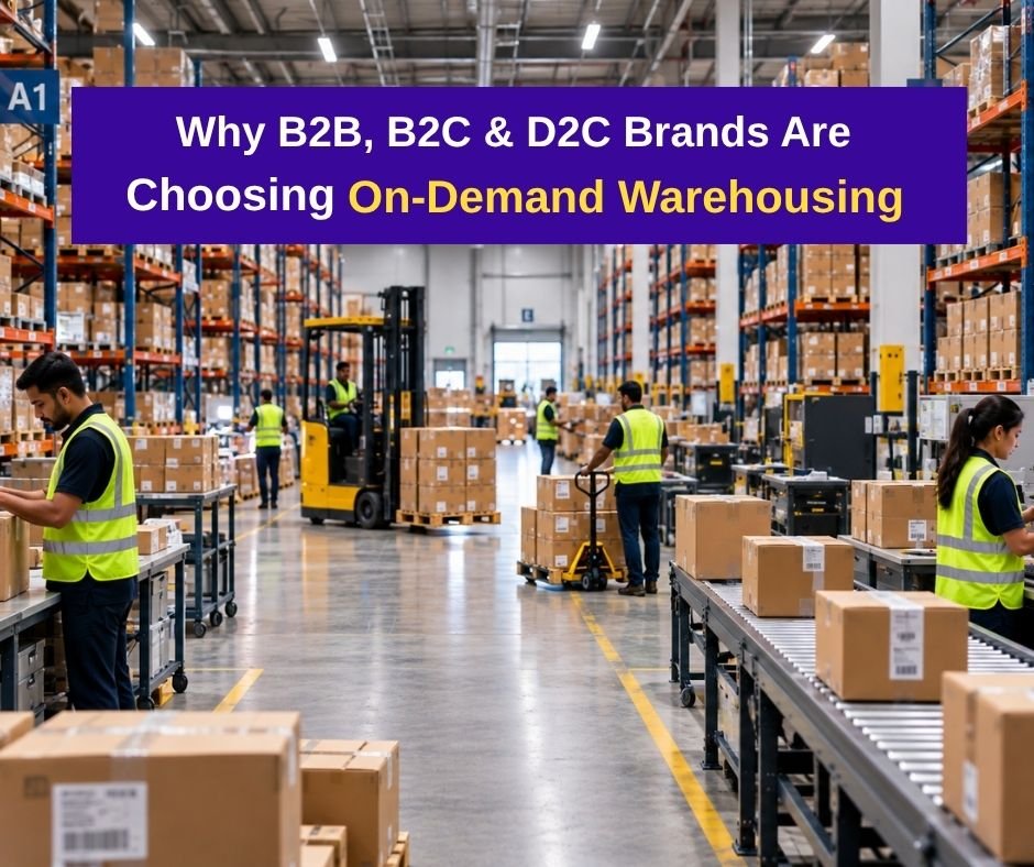 Why B2B, B2C & D2C Brands Are Choosing On-Demand Warehousing